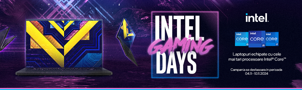 Intel Gaming days iti aduce cele mai tari laptopuri 