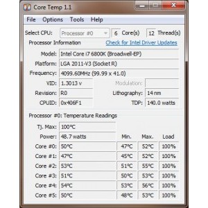 6 cores, doar 50 grade