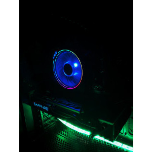 Night-light pe cooler procesor + placa video