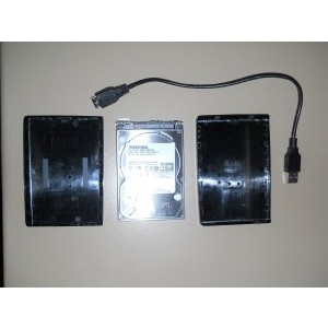 HDD + enclosure + cablu usb3.0 (inclus in pachet)