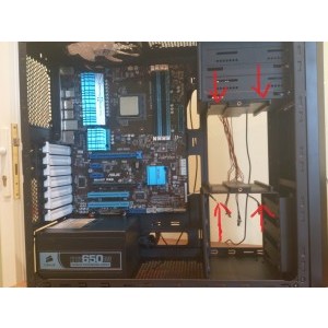 se poate monta 1 sau 2 ventilatoare de 140 mm pentru un airflow mult mai eficient