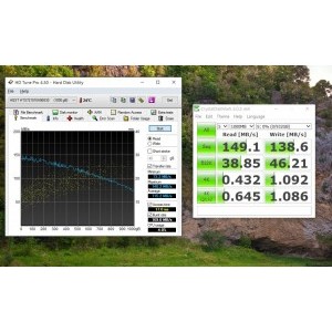 Graficele vorbesc de la sine despre performanta hdd-ului.