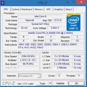 Placa video HD 4600 integrata in procesor.
