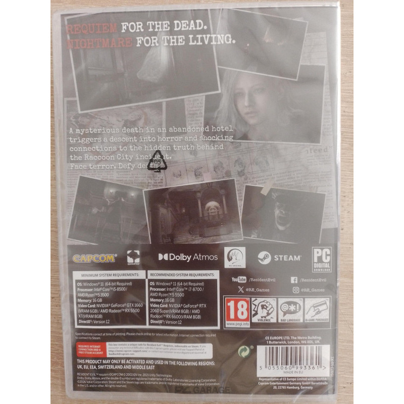 Re9 Box Code Joc Capcom RESIDENT EVIL 9 REQUIEM STANDARD EDITION (CODE IN A BOX ...