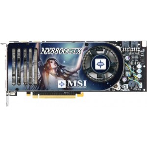 MSI GeForce 8800GTX 768MB DDR3 384-bit