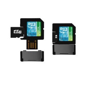 Peak Micro SD USB+SD Trio Card 2GB