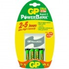 GP Batteries PowerBank PB16 + 2x AA 2700 mAh 2x AAA 1000 mAh