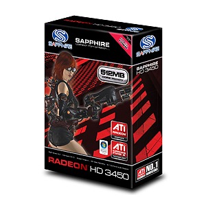 Sapphire ATI Radeon HD3450 256MB DDR2 64-bit