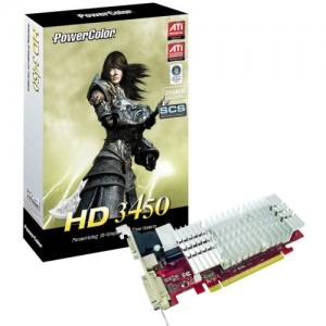 PowerColor ATI Radeon HD3450 SCS 256MB DDR2 64-bit