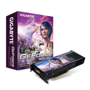 GIGABYTE GeForce 9800GX2 1GB DDR3 512-bit