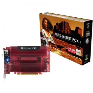 Gainward BLISS 8600GT 512MB DDR3 128-bit SilentFX