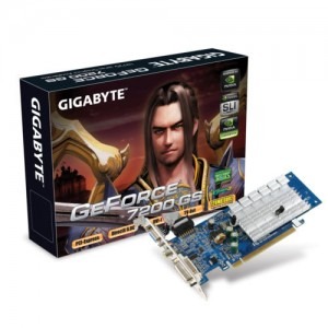 GIGABYTE GeForce 7200GS 128MB DDR2 Onboard 512MB TurboCache 64-bit