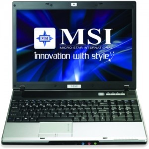 MSI Megabook EX600X-431EU Core 2 Duo T5750 2GHz