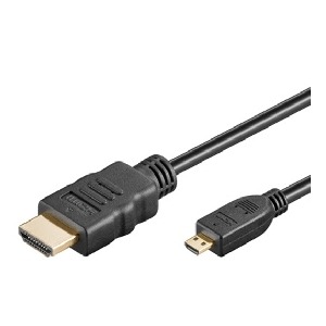 Cablu video Logilink HDMI Male - microHDMI Male, v1.4, 2m, negru