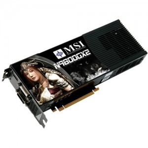 MSI GeForce 9800GX2 1GB DDR3 2x 256-bit
