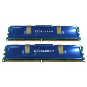 Exceleram 4GB DDR3 1600MHz CL7 Heatsink Blue Dual Channel Kit 1.8v