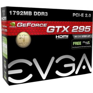 EVGA e-GeForce GTX 295 1.79 GB DDR3 896-bit