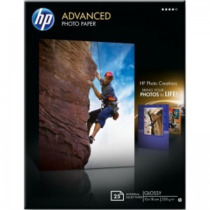 Hartie HP Advanced Glossy Photo 13x18 cm (5x7 inch) 25 coli