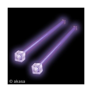 AKASA Neon TWIN CCFL UV Albastru 31 cm