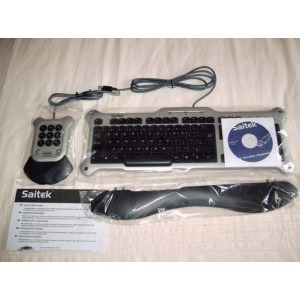 Saitek Gaming keyboard UK Blue