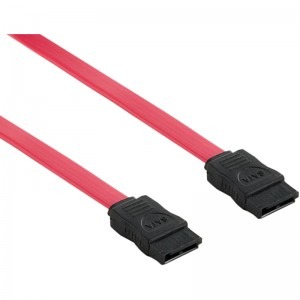 4World SATA-II Female - SATA-II Female, 0.5m, rosu