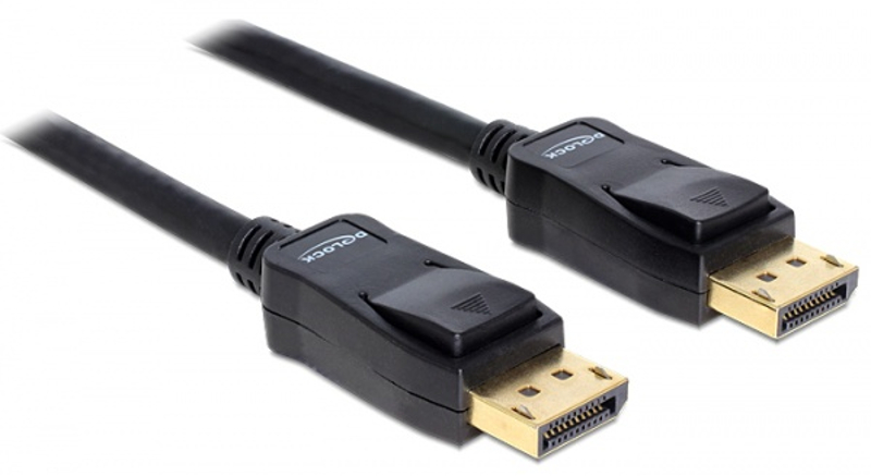 Cablu video DeLOCK DisplayPort Male - DisplayPort Male, v1.2, 5m, negru