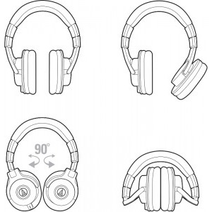 Audio-Technica Over-Ear, ATH-M50x Black