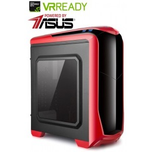 Gaming Red Callisto Powered by Asus, Intel i7 6700 3.4GHz Skylake, 8GB DDR4, 1TB HDD, GTX 1060 Dual 3GB GDDR5