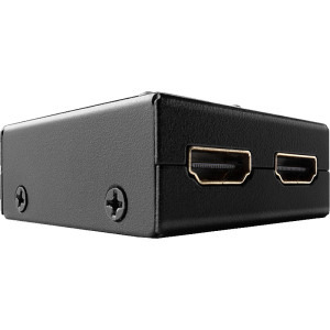 LINDY Switch HDMI 4K 60Hz, 2x HDMI In, 1x HDMI Out, Bi-Directional