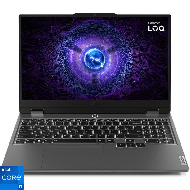 Laptop Lenovo Gaming 15.6'' LOQ 15IRX9, FHD IPS 144Hz, Procesor Intel(R) Core™ i7-13650HX (24M Cache, up to 4.90 GHz), 32GB DDR5, 1TB SSD, G...