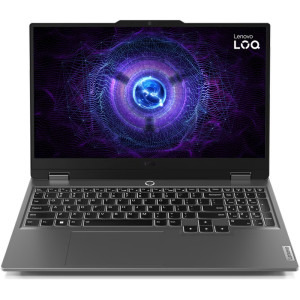 Lenovo Gaming 15.6'' LOQ 15IRX9, FHD IPS 144Hz, Procesor Intel® Core™ i5-13450HX (20M Cache, up to 4.60 GHz), 16GB DDR5, 1TB SSD, GeForce RTX 3050 6GB, No OS, Luna Grey