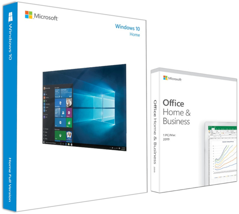 Sistem de operare Microsoft Pachet Special Licente Retail:  5x Windows 10 Home Engleza + 5x Office Home and Business 2019