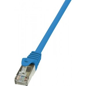 Cablu retea Logilink CAT5e Patch Cable F/UTP 0.25m blue