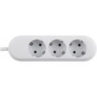 Priza/prelungitor Bachmann 3x Schuko, 5m, White