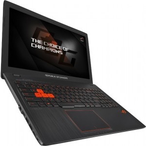 ASUS Gaming 15.6'' ROG GL553VD, FHD, Procesor Intel® Core™ i7-7700HQ (6M Cache, up to 3.80 GHz), 16GB DDR4, 1TB + 128GB SSD, GeForce GTX 1050 4GB, Endless OS, Black metal