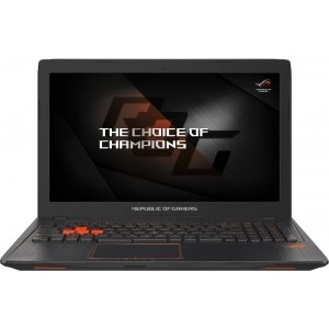 ASUS Gaming 15.6'' ROG GL553VD, FHD, Procesor Intel® Core™ i7-7700HQ (6M Cache, up to 3.80 GHz), 16GB DDR4, 1TB 7200 RPM, GeForce GTX 1050 4GB, Endless OS, Black metal