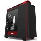 NZXT H440 Matte Black Red New Edition