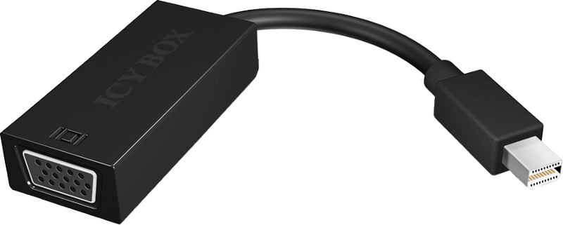 Adaptor Raidsonic IcyBox 1x miniDisplayPort Male - 1x VGA Female