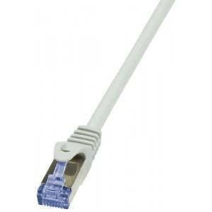 Logilink PrimeLine CAT6a Patch Cable S/FTP 10G 0.25m grey