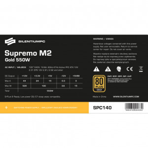 tunnel Outlook Separately Sursa SilentiumPC Supremo M2, 80+ Gold, 550W - PC Garage
