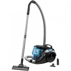 Aspirator Rowenta Compact Power RO3731EA, fara sac, 750W, 1.5L, Negru-Albastru