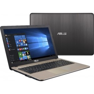 ASUS 15.6" X540SA, HD, Procesor Intel® Celeron® Quad Core N3150 (2M Cache, up to 2.08 GHz), 4GB, 500GB, GMA HD, FreeDos, Gold