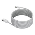 Cablu de date / adaptor Baseus Simple Wisdom, USB Male la Lightning Male, 1.5 m, White, 2buc