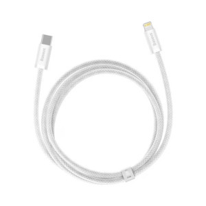 Baseus Dynamic, USB-C Male la Lightning Male, PD 20W, 2 m, White