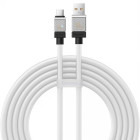 Cablu de date / adaptor Baseus Coolplay, USB Male la USB-C Male, 100W, 2 m, White
