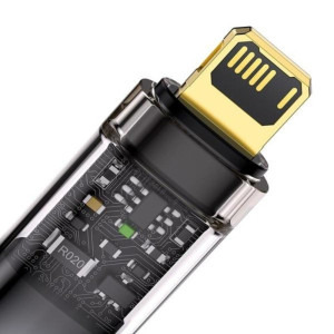 Baseus Explorer, USB Male la Lightning Male, 1 m, Black