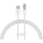 Cablu de date / adaptor Baseus Explorer, USB Male la USB-C Male, 100W, 1 m, White