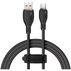 Cablu de date / adaptor Baseus Pudding, USB Male la USB-C Male, 100W, 1.2 m, Black
