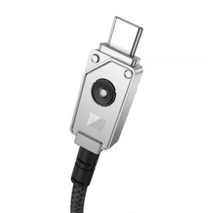 Baseus Unbreakable, USB-C Male la USB-C Male, 100W, 2 m, White