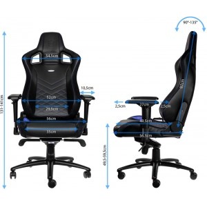 Noblechairs EPIC negru-albastru